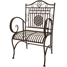 Load image into Gallery viewer, Oriental Furniture Rustic Garden Chair - Rust Patina
