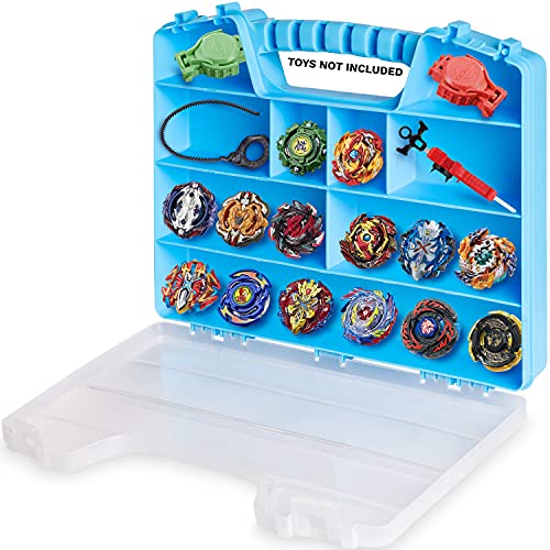 ASH BRAND Super Durable Carrying Case - Battle Spinners Toys Organizer | Blade Storage Box (Hurricane)