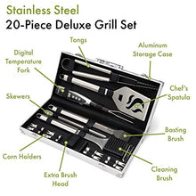 Load image into Gallery viewer, Cuisinart Deluxe Grill Set, 20-Piece, CGS-5020, Stainless Steel
