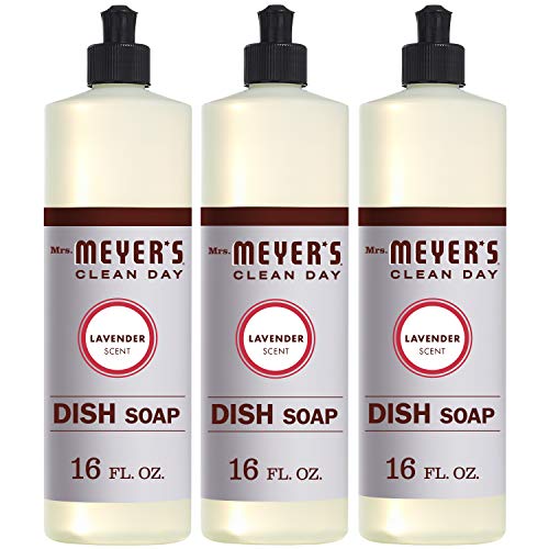 Mrs. Meyerã‚â´S Clean Day Dish Soap, Lavender, 16 Fl Oz, 3 Ct