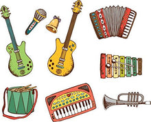 Load image into Gallery viewer, YouCustomizeIt Vintage Musical Instruments Spa/Bath Wrap (Personalized)
