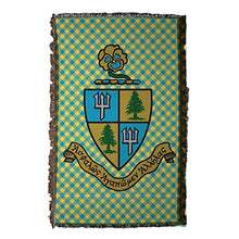 Load image into Gallery viewer, VictoryStore Blanket - Delta Delta Delta Woven Blanket, Tri Delt Design
