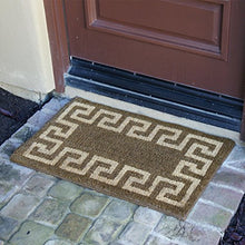 Load image into Gallery viewer, Rubber-Cal &quot;Sparta Outdoor Coir Decorative House Doormat, 18 x 30-Inch
