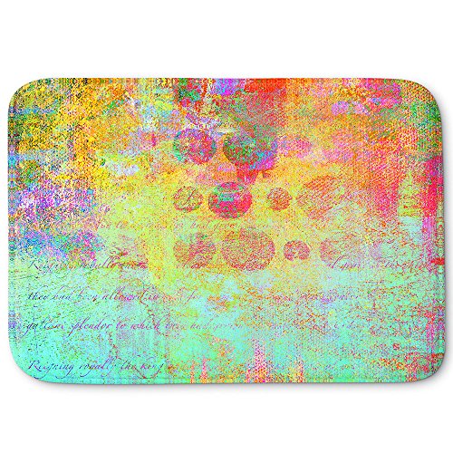 DiaNoche Designs Memory Foam Bath or Kitchen Mats by China Carnella - Hybrid Ocean, Large 36 x 24 in