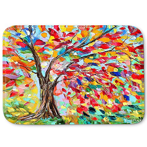 DiaNoche Designs Memory Foam Bath or Kitchen Mats by Karen Tarlton - Poetry of a Tree, Large 36 x 24 in