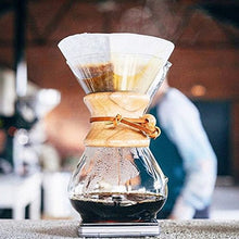 Load image into Gallery viewer, Chemex Pour Over Glass Coffeemaker   Classic Series   6 Cup   Exclusive Packaging
