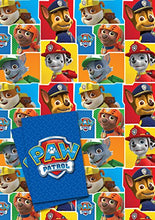 Load image into Gallery viewer, Official Paw Patrol 2 Sheet and 2 tag Gift Wrap Pack
