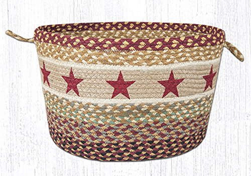 Earth Rugs 38-UBPLG357BS Basket, Large/16.5 x 10, Red