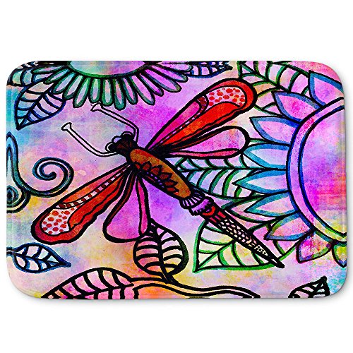 DiaNoche Designs Memory Foam Bath or Kitchen Mats by Robin Mead - Inner Light, Large 36 x 24 in