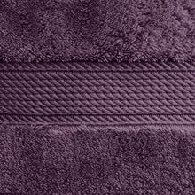 Load image into Gallery viewer, Superior 900 GSM Luxury Bathroom Face Towels, Made of 100% Premium Long-Staple Combed Cotton, Set of 6 Hotel &amp; Spa Quality Washcloths - Plum, 13&quot; x 13&quot; each
