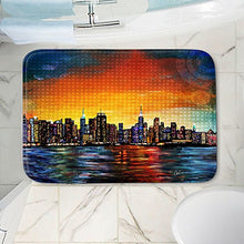 Load image into Gallery viewer, DiaNoche Designs Memory Foam Bath or Kitchen Mats by Corina Bakke - New York Skyline, Large 36 x 24 in

