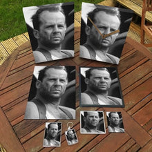 Load image into Gallery viewer, Bruce Willis - Original Art Keyring #js004
