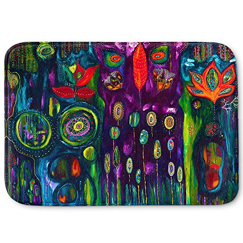 DiaNoche Designs Memory Foam Bath or Kitchen Mats by Michele Fauss - The Believers Garden, Large 36 x 24 in