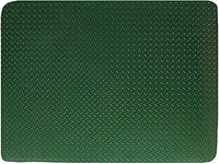 RESILIA - Large Under Grill Mat - Green Diamond Plate, 36 x 48 inches, for Outdoor Use