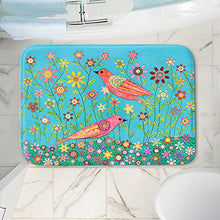 Load image into Gallery viewer, DiaNoche Designs Memory Foam Bath or Kitchen Mats by Sascalia - Bohemian Birds, Large 36 x 24 in
