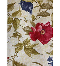 Load image into Gallery viewer, Newbridge Nicolette Multicolor Floral Pattern Indoor/Outdoor Flannel Backed Vinyl Tablecloth - Waterproof and Stain Resistant Kitchen Tablecloth- 60 x 120 Oblong/Rectangle
