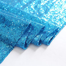 Load image into Gallery viewer, BalsaCircle TRLYC 12 by 60-Inch Turquoise Wedding Sequin Table Runners for Baby Shower
