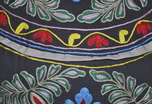 Load image into Gallery viewer, Lalhaveli Suzani Embroidery Design Ottoman Cover for Room Decor 18 X 18 X 14 Inches

