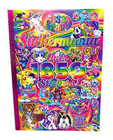 Lisa Frank Stickermania - Over 1850 Stickers! 25 Design Pages & 20 Interactive Play Scenes, Large Tablet Book - Includes Collectible Super Jumbo Stickers!