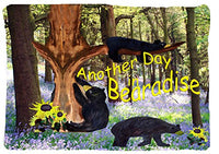Another Day in Bearadise Beach Towel From My Art