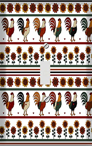 Country Roosters Switchplate - Switch Plate Cover