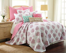 Load image into Gallery viewer, Levtex Coral Key Largo King Cotton Quilt Set Coastal
