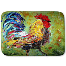 Load image into Gallery viewer, DiaNoche Designs Memory Foam Bath or Kitchen Mats by Karen Tarlton - Rooster II, Large 36 x 24 in
