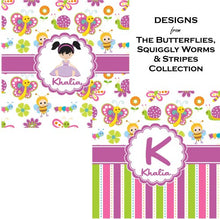 Load image into Gallery viewer, RNK Shops Polka Dot Butterfly Duvet Cover - Full/Queen (Personalized)
