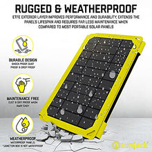 Load image into Gallery viewer, SunJack 25 Watt Foldable Weatherproof ETFE Monocrystalline Solar Panel Charger with USB-C and USB-A for Cell Phones, Tablets and Portable for Backpacking, Camping, Hiking and More
