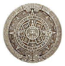 Load image into Gallery viewer, Ebros Gift Mexica Aztec Maya Solar Xiuhpohualli &amp; Tonalpohualli Auspicious Wall Calendar Hand Painted Decor Sculpture 10.75&quot; Diameter Mesoamerican Calendar Wall Plaque Figurine
