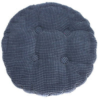 Edtoy 8 Colors Thickened Tatami Cushion Upholstery Cushions Pillow Cotton Chair Pad (Round, Blue)