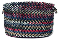 Colonial Mills Chestnut Knoll Utility Basket, 14 by 10-Inch, Baltic Blue