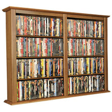 Load image into Gallery viewer, Venture Horizon Wall Mount Media Cabinet Double - Oak
