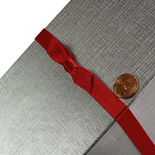 Load image into Gallery viewer, 7/16&quot; X 10&quot; Red Satin Bow Stretch Loops | Quantity: 200 | Max Stretch: 7&quot;
