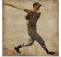 GREATBIGCANVAS Entitled Vintage Sports VI Poster Print, 48