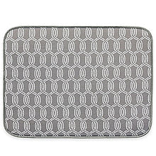 Load image into Gallery viewer, The Original Dish Drying Mat Xl Double Trellis Grey 18&quot; X 24&quot; Reversible
