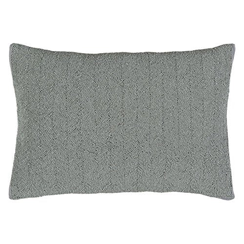 Surya GA004-1320D Gianna Rectangle Decorative Throw Pillow, 13 X 20 X 4, Gray