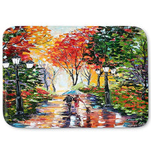 Load image into Gallery viewer, DiaNoche Designs Memory Foam Bath or Kitchen Mats by Karen Tarlton - Walking the Dog, Large 36 x 24 in
