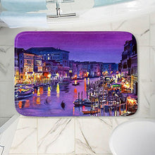 Load image into Gallery viewer, DiaNoche Designs Memory Foam Bath or Kitchen Mats by David Lloyd Glover - Romantic Venice Night, Large 36 x 24 in
