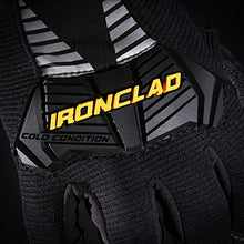 Load image into Gallery viewer, IRONCLAD COLD CONDITION GLOVES - Rated to 40 Cold, Cold Weather, Windproof, Water Repellant Gloves, Safety, Hand Protection Gloves Black Small
