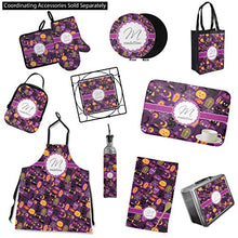 Load image into Gallery viewer, RNK Shops Halloween Right Oven Mitt &amp; Pot Holder Set w/Name and Initial
