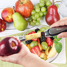 Load image into Gallery viewer, Orblue Apple Corer - Best Stainless Steel Fruit Core Remover Tool with Soft Rubber Handle
