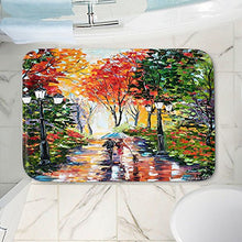 Load image into Gallery viewer, DiaNoche Designs Memory Foam Bath or Kitchen Mats by Karen Tarlton - Walking the Dog, Large 36 x 24 in
