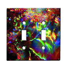 Load image into Gallery viewer, Opal Fascination - AC Outlet Decor Wall Plate Cover Metal
