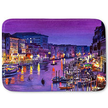 Load image into Gallery viewer, DiaNoche Designs Memory Foam Bath or Kitchen Mats by David Lloyd Glover - Romantic Venice Night, Large 36 x 24 in
